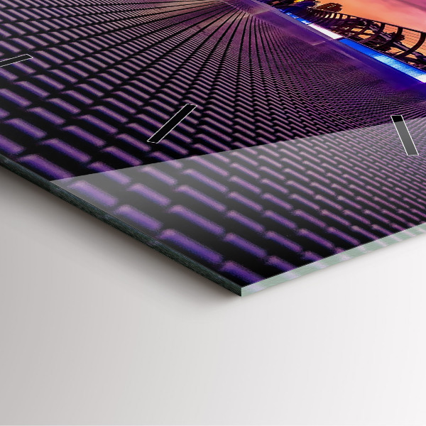 Čtvercové nástěnné hodiny Katedrála svatého Pavla