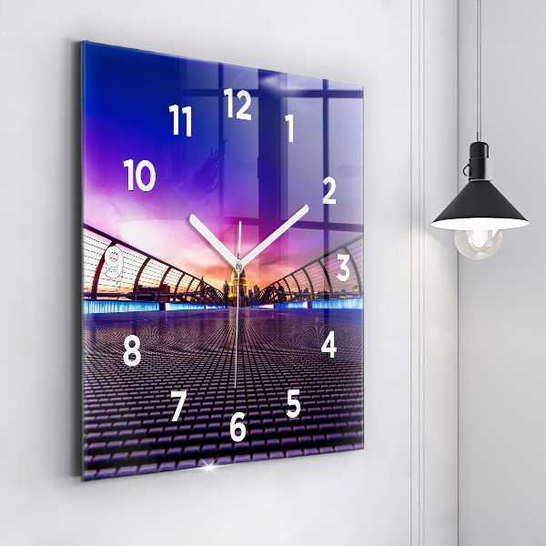 Čtvercové nástěnné hodiny Katedrála svatého Pavla