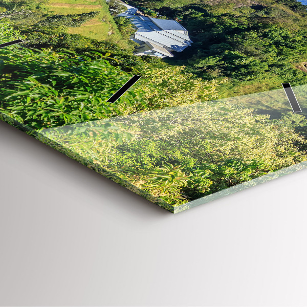 Skleněné hodiny čtvercové Národní park Chiang mai