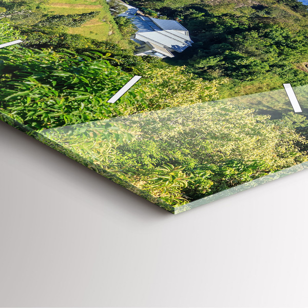 Skleněné hodiny čtvercové Národní park Chiang mai