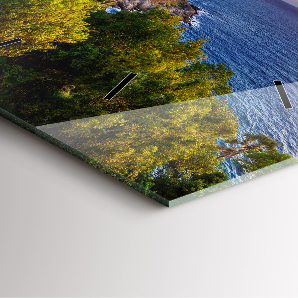 Skleněné hodiny čtvercové Phuket v Thajsku