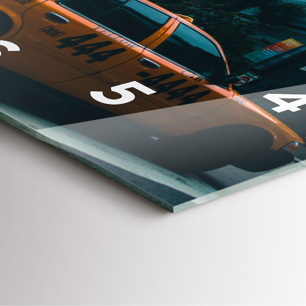 Skleněné hodiny čtvercové Miami na Floridě