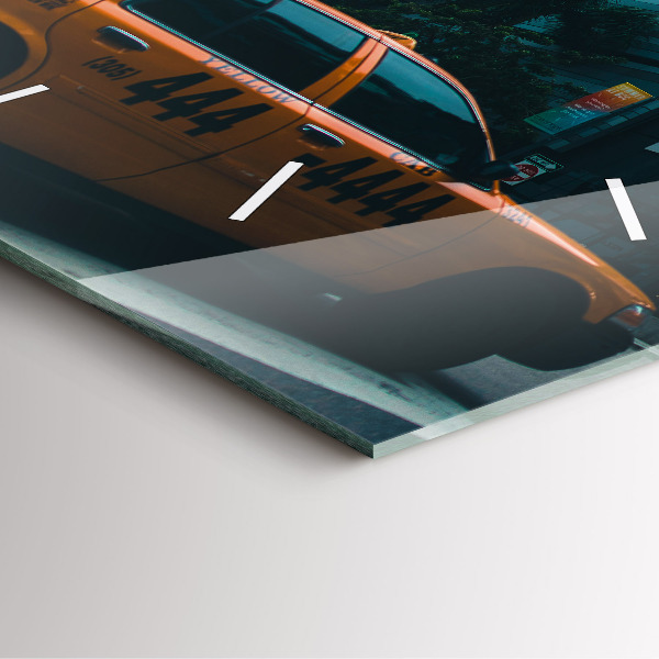 Skleněné hodiny čtvercové Miami na Floridě