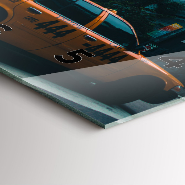 Skleněné hodiny čtvercové Miami na Floridě