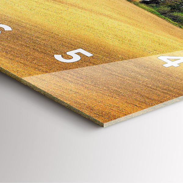 Skleněné hodiny čtvercové Moravský venkov