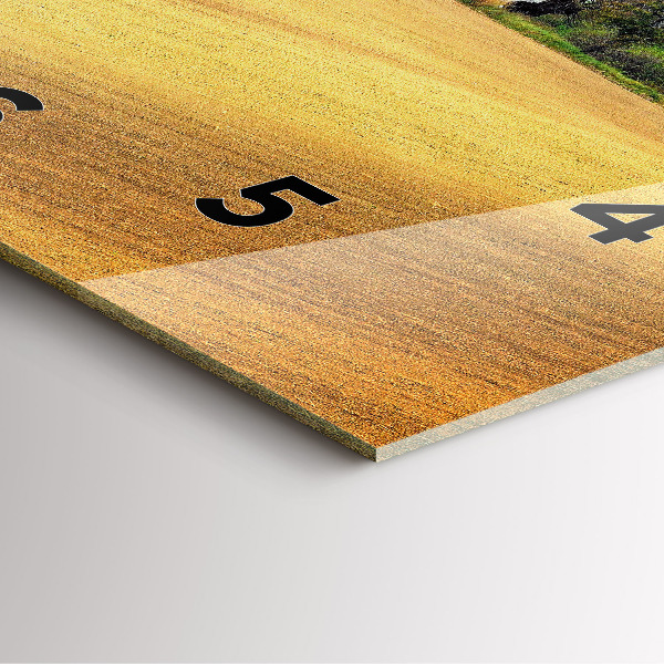 Skleněné hodiny čtvercové Moravský venkov