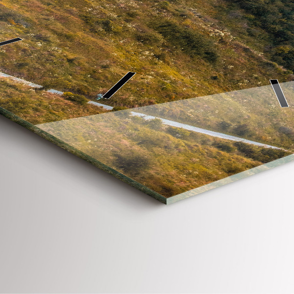 Skleněné hodiny čtvercové Spišský hrad na Slovensku