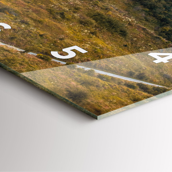 Skleněné hodiny čtvercové Spišský hrad na Slovensku