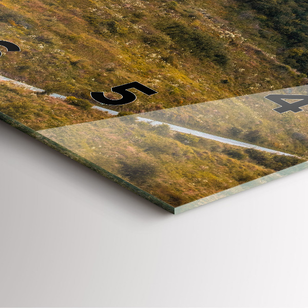 Skleněné hodiny čtvercové Spišský hrad na Slovensku