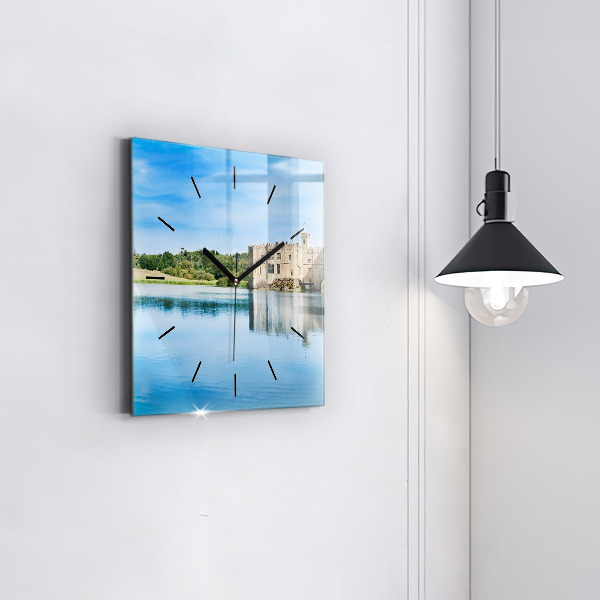 Skleněné hodiny čtvercové Hrad Leeds