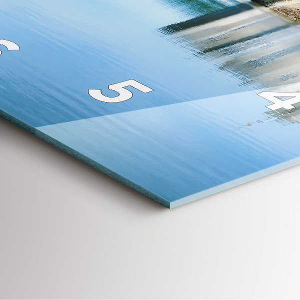 Skleněné hodiny čtvercové Hrad Leeds