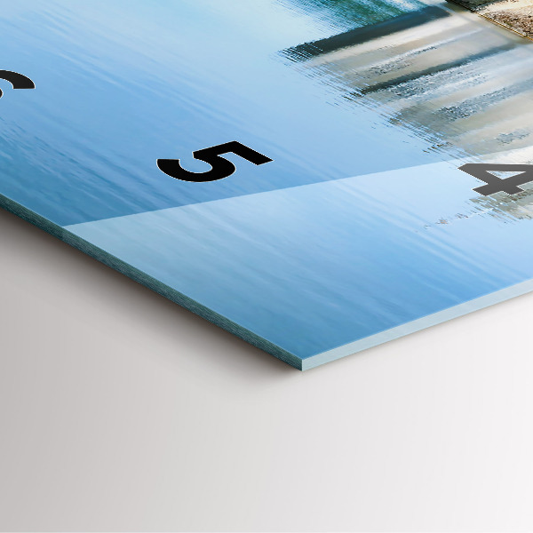 Skleněné hodiny čtvercové Hrad Leeds