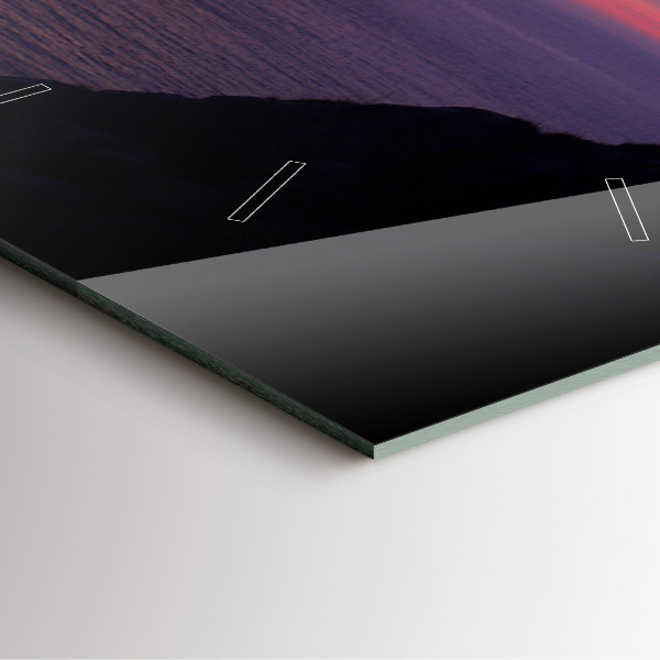 Skleněné hodiny čtvercové Kamenná hlava