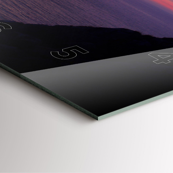 Skleněné hodiny čtvercové Kamenná hlava