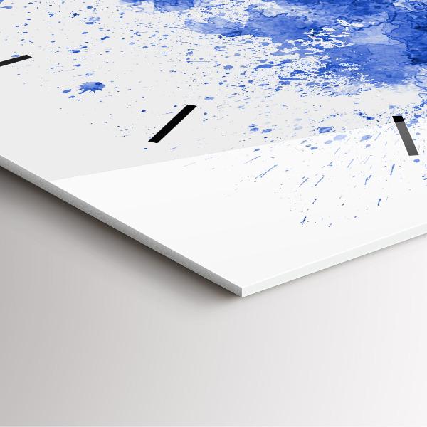 Čtvercové nástěnné hodiny Akvarel ze San Antonia