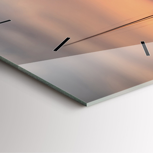 Čtvercové nástěnné hodiny Balaton USA