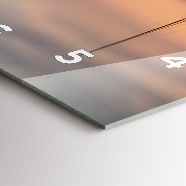 Čtvercové nástěnné hodiny Balaton USA