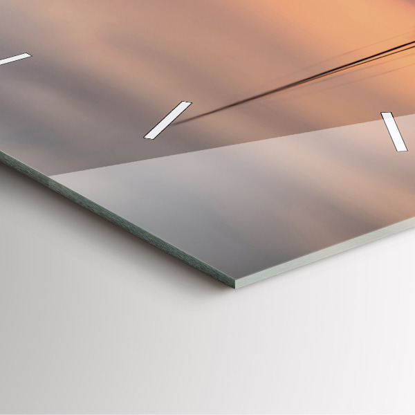 Čtvercové nástěnné hodiny Balaton USA