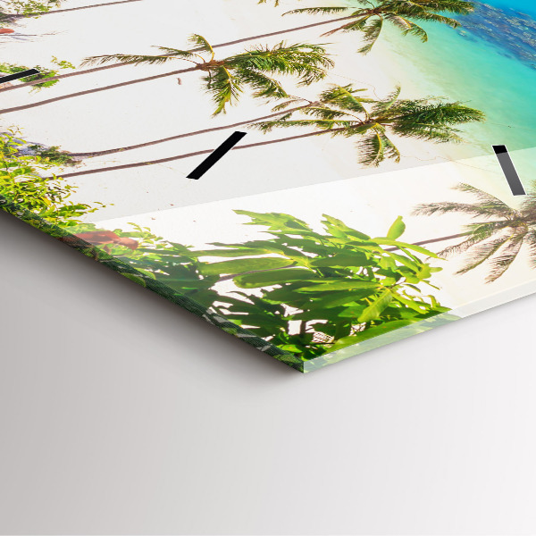 Skleněné hodiny čtvercové Národní park Thajsko