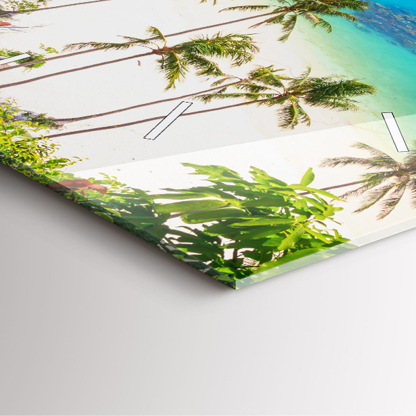 Skleněné hodiny čtvercové Národní park Thajsko