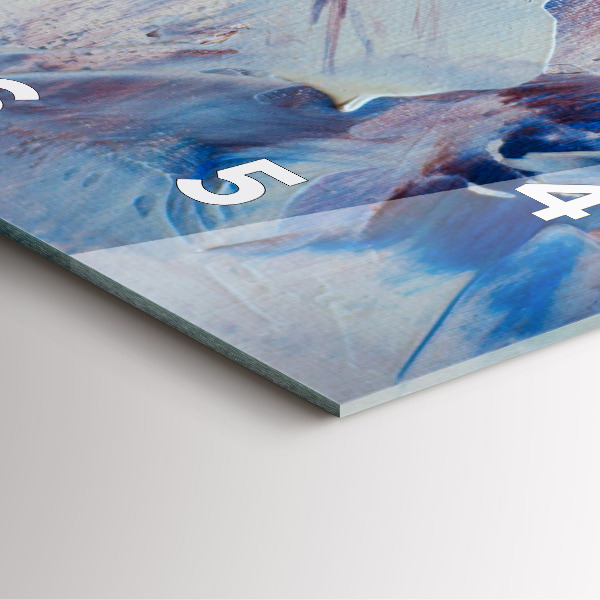 Skleněné hodiny čtvercové Textura abstraktní barvy