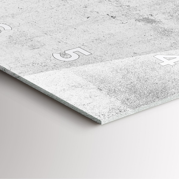 Čtvercové nástěnné hodiny Betonová zeď