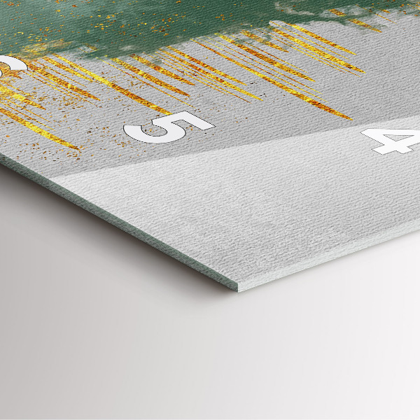 Čtvercové nástěnné hodiny Dekorativní vzor