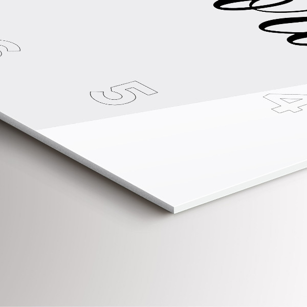 Čtvercové nástěnné hodiny Vzpomínkový nápis