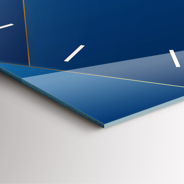 Čtvercové nástěnné hodiny Ornamentální abstrakce