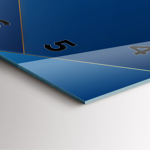 Čtvercové nástěnné hodiny Ornamentální abstrakce