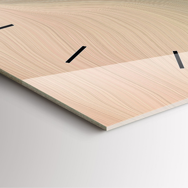 Čtvercové nástěnné hodiny Abstrakce vlny