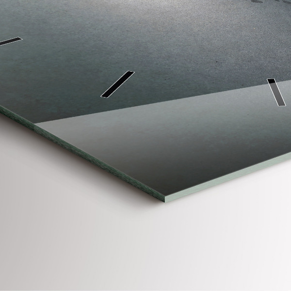 Skleněné hodiny čtvercové Poutník ve tmě