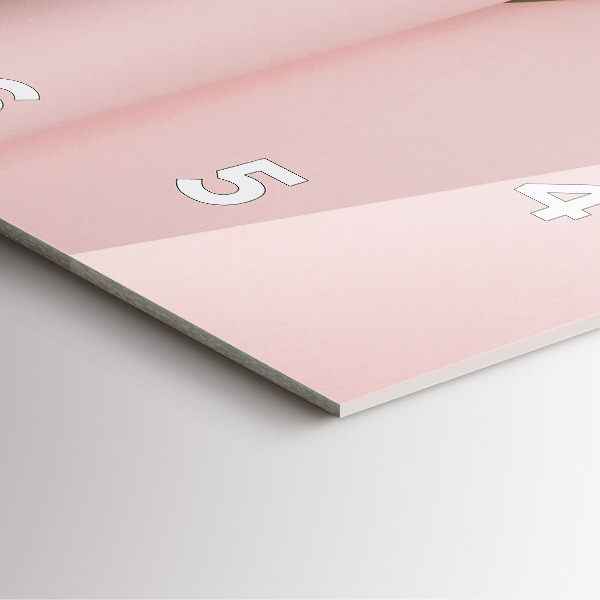 Skleněné hodiny čtvercové Kytice tulipánů