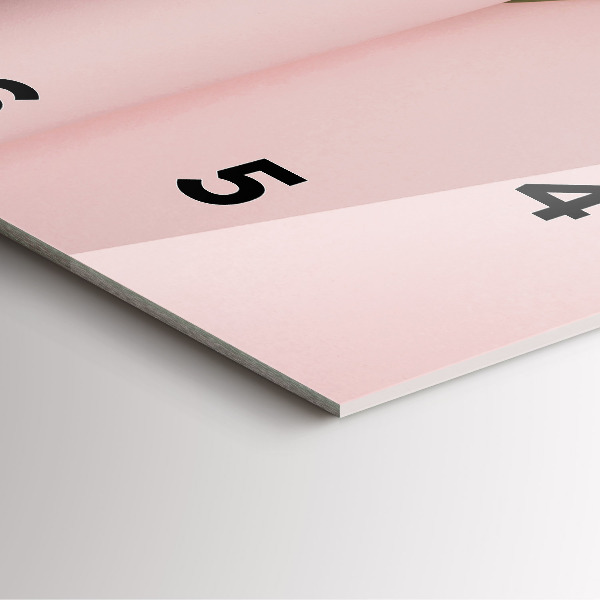 Skleněné hodiny čtvercové Kytice tulipánů