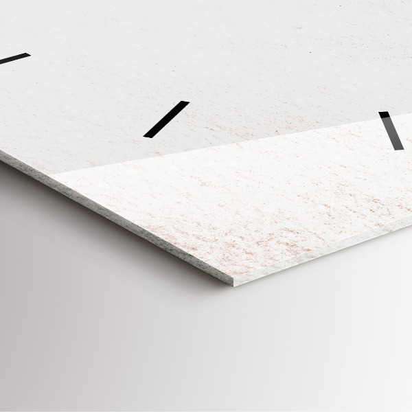 Skleněné hodiny čtvercové Dekorativní vzor