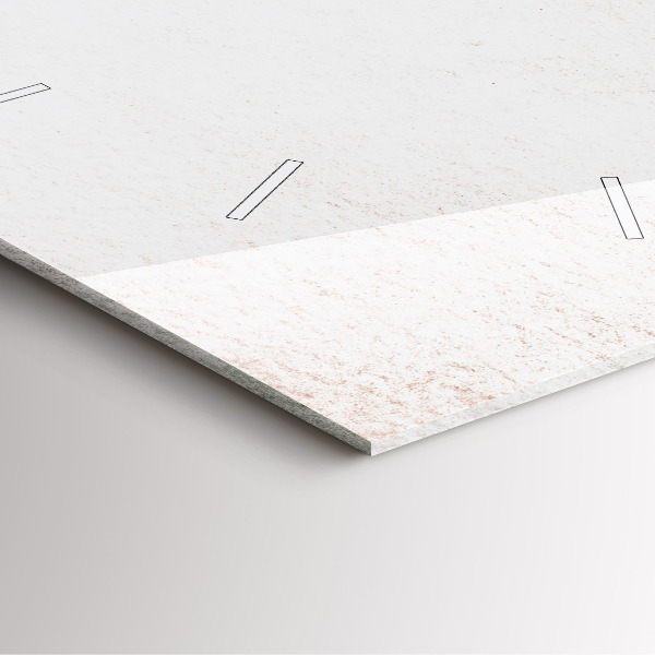 Skleněné hodiny čtvercové Dekorativní vzor