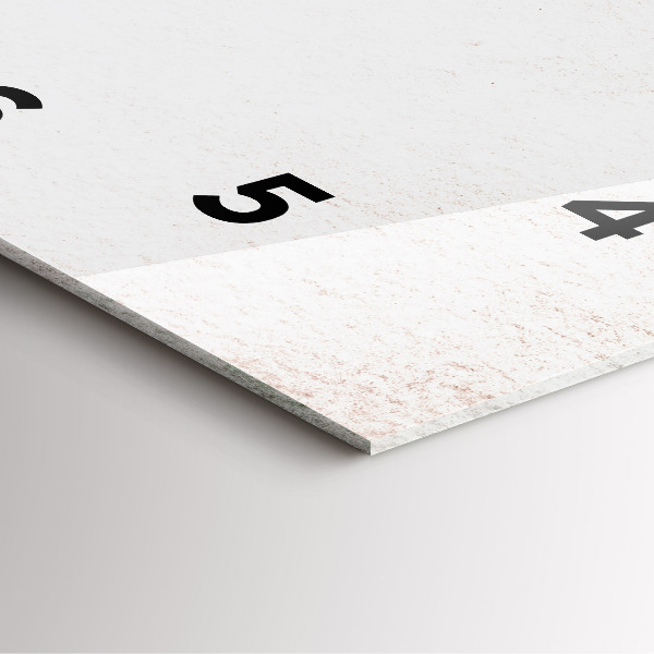 Skleněné hodiny čtvercové Dekorativní vzor