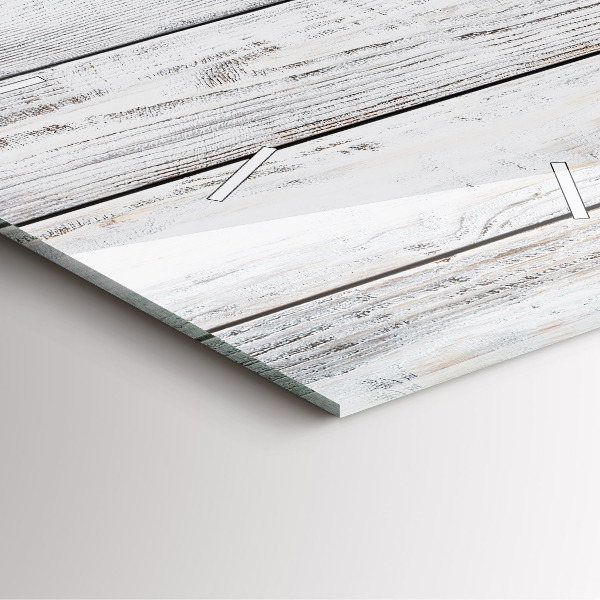 Skleněné hodiny čtvercové Malované desky