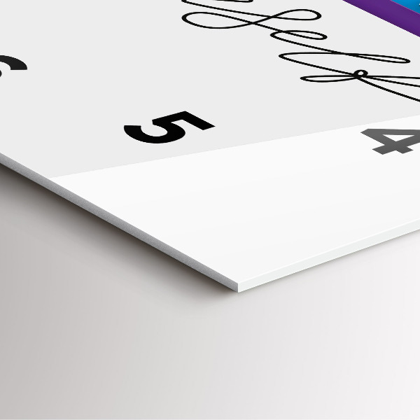 Skleněné hodiny čtvercové Nápis Buď sám sebou