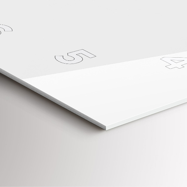 Skleněné hodiny čtvercové Tropické listy