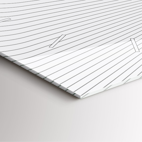 Skleněné hodiny čtvercové Čáry abstraktní