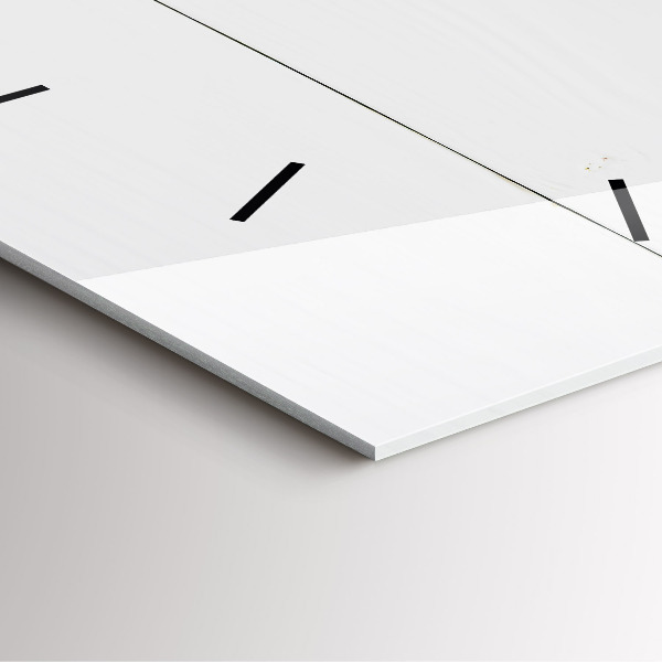 Skleněné hodiny čtvercové Nápis House