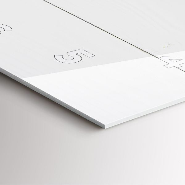 Skleněné hodiny čtvercové Nápis House