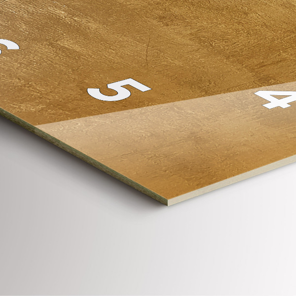 Skleněné hodiny čtvercové Dekorativní plátno