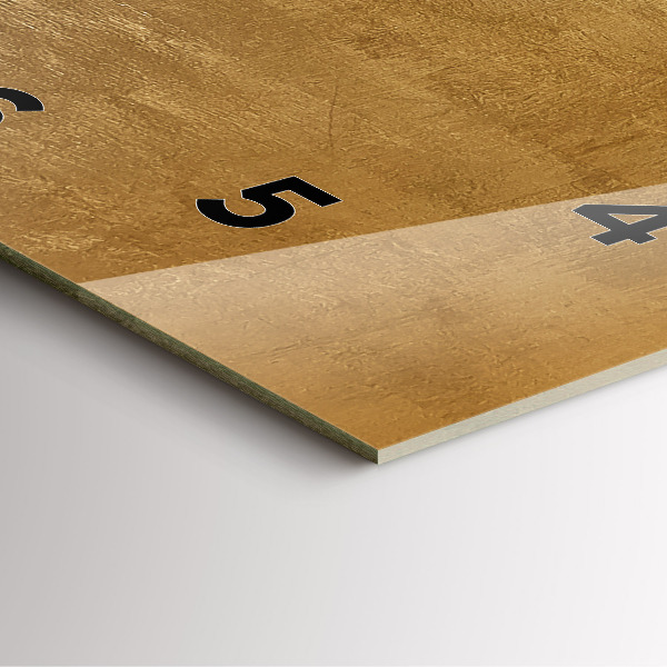 Skleněné hodiny čtvercové Dekorativní plátno