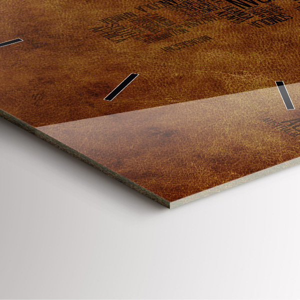 Skleněné hodiny čtvercové Mapa a názvy zemí