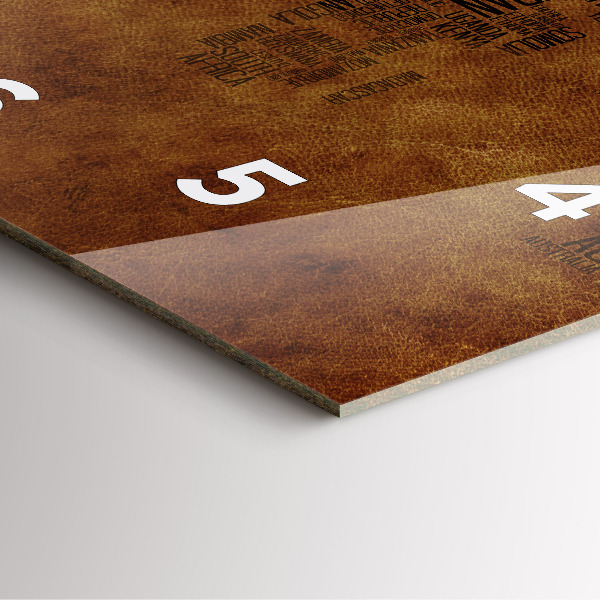 Skleněné hodiny čtvercové Mapa a názvy zemí