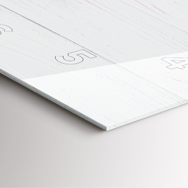 Skleněné hodiny čtvercové Jarní květiny