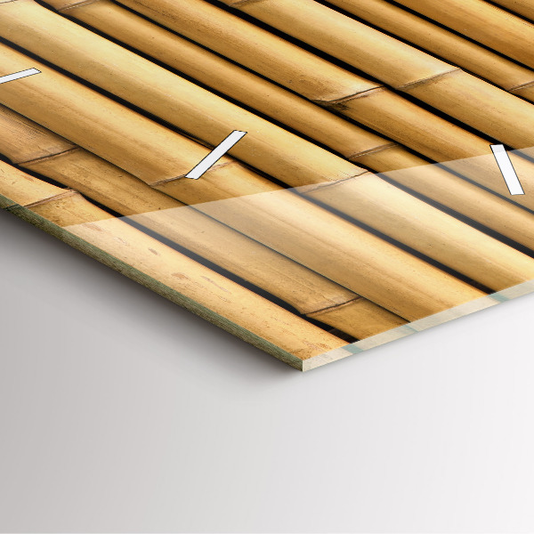 Skleněné hodiny čtvercové Bambusové tyče