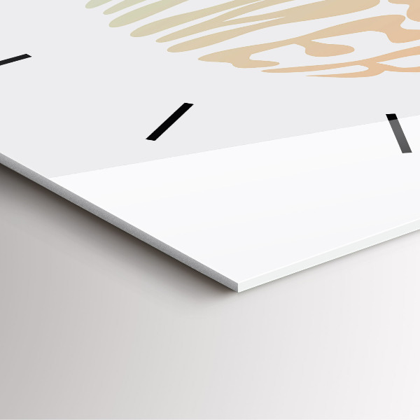 Čtvercové nástěnné hodiny Ahoj léto!